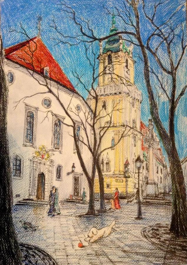 Nice Flat Under The Castle Pressburg Exterior foto